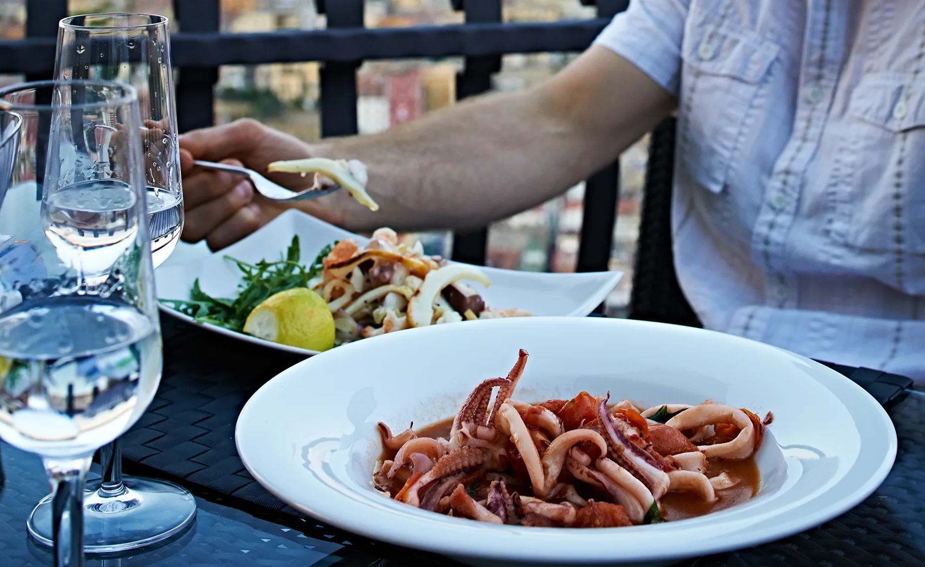 Naples, Seafood, View