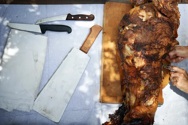 Lamb, Spit-Roasted